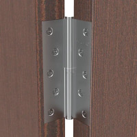 Петля съёмная левая S125413L-CP/BL, 125х75 мм, сталь, цвет хром