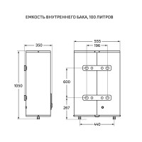 Накопительный водонагреватель электрический 100 л Zanussi ZWH/S 100 Splendore 2 кВт нержавеющая сталь мокрый ТЭН