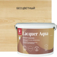 Лак интерьерный Tikkurila Lacquer Aqua База EP бесцветный полуглянцевый 9 л