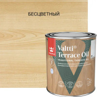 Масло для террас и садовой мебели Tikkurila Valtti Terrace Oil База ЕС бесцветное 0.9 л