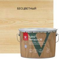 Масло для террас и садовой мебели Tikkurila Valtti Terrace Oil База ЕС бесцветное 9 л