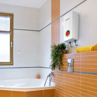 Водонагреватель проточный для ванной и кухни Thermex Topflow 15000 15 кВт белый