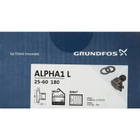 Насос циркуляционный Grundfos Alpha1 L 25/60 180 мм