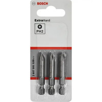 Бита ударная крестовая Bosch Extra Hard 2607001528 PH2x49 мм, 3 шт.