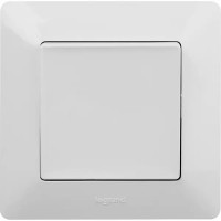 Выключатель встраиваемый Legrand Valena Life 1 клавиша цвет белый