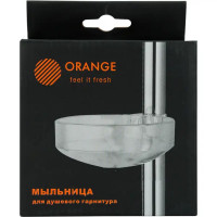 Мыльница для душевой штанги Orange DISH-T пластик цвет прозрачный