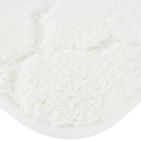 Коврик для ванной Bath Plus Лана 70x120 см цвет белый