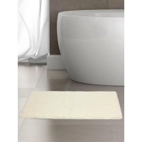 Коврик для ванной Bath Plus Лана 70x120 см цвет белый