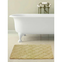 Коврик для ванной Bath Plus Лана 70x120 см цвет бежевый