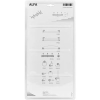 Планка 3 крючка Grampus Alfa цвет античная латунь
