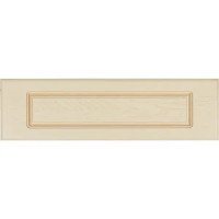 Фасад для кухонного ящика под духовку Невель 59.7x16.7 см Delinia ID массив ясеня цвет кремовый