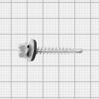 Кровельные саморезы STANDERS 4.8x35 сверлоконечные оцинкованные, на вес (около 203 шт./кг),