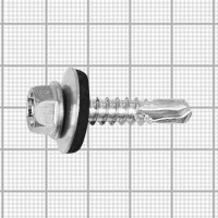 Кровельные саморезы STANDERS 5.5x25 сверлоконечные оцинкованные, на вес (около 198 шт./кг),