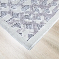 Ковер Рим 120x180 см вискоза 722 W цвет бежевый