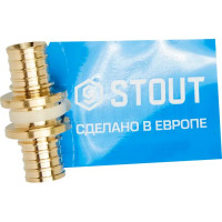 Муфта соединительная Stout 16x16 мм латнуь