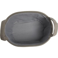 Корзина Сад 23x16x32 см 9.5 л ткань цвет серый