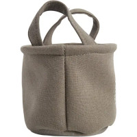 Корзина Сад 15x12x24 см 3.3 л ткань цвет серый