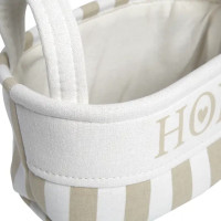 Корзина Home 15x12x24 см 3.3 л ткань цвет бежевый