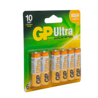 Батарейка GP Ultra AA (LR6) алкалиновая 6 шт.