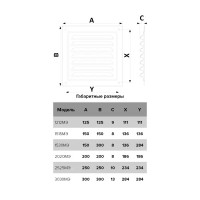 Решетка вентиляционная Era с сеткой Ivory 300x300 мм сталь цвет бежевый