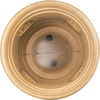 Горшок-кашпо цветочный Тек.А.Тек Medallion ø60 v80 л пластик коричневый