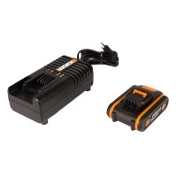 Аккумуляторная пила WORX Jawsaw WG329E.5 20 В шина 15 см АКБ и ЗУ в комплекте