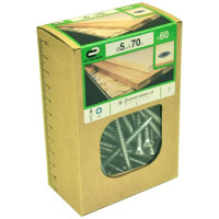 Саморезы универсальные STANDERS оцинкованные 5x70, 60 шт.