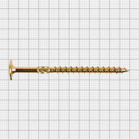 Саморез с пресс-шайбой для деревянного домостроения STANDERS конструкционный с острым наконечником, 8x120