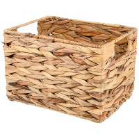 Корзина стеллажная Золотистый колос 19x17x25 см 8.1 л гиацинт цвет бежевый