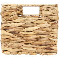 Корзина стеллажная Золотистый колос 19x17x25 см 8.1 л гиацинт цвет бежевый