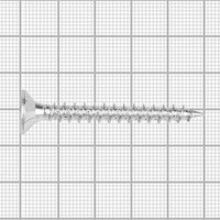 Саморезы универсальные STANDERS оцинкованные 6x50 на вес (около 167 шт./кг)