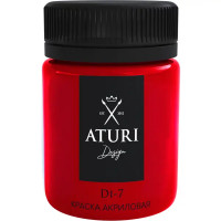 Краска акриловая Aturi цвет красный перламутр 60 г