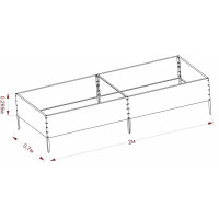 Гряда садовая 0.7х2 м