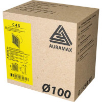 Вентилятор осевой вытяжной Auramax D100 мм 35 дБ 70 м3/ч с сеткой цвет белый