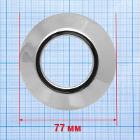 Отражатель 77x40x30 мм конус цвет хром