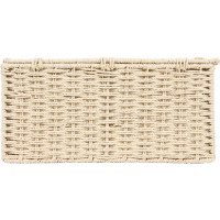 Корзина мягкая с ручками 31x23x15 см 10 л бумажный шпагат цвет бежевый