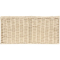 Корзина мягкая с ручками 38x28x18 см 19 л бумажный шпагат цвет бежевый