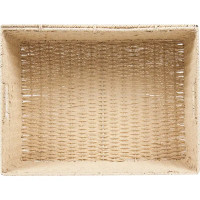 Корзина мягкая с ручками 45x33x21 см 31 л бумажный шпагат цвет бежевый
