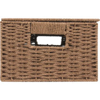 Корзина мягкая с ручками 31x23x15 см 10 л бумажный шпагат цвет коричневый