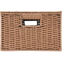 Корзина мягкая с ручками 38x28x18 см 19 л бумажный шпагат цвет коричневый
