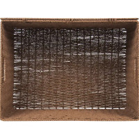 Корзина для хранения 45x21x33 см бумажный шпагат цвет коричневый