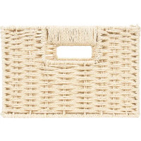Корзина мягкая 31x23x15 см 10 л бамбук цвет бежевый