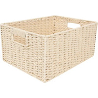 Корзина мягкая 38x28x18 см 19 л бамбук цвет бежевый