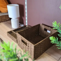 Корзина мягкая 38x28x18 см 19 л бамбук цвет коричневый