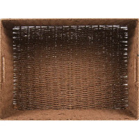 Корзина для хранения 45x21x33 см бамбук цвет коричневый