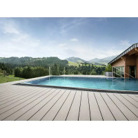 Террасная доска ДПК CM Decking Grand цвет Венге 3000x190x25 мм вельвет 0.57 м²