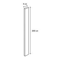 Карниз Delinia ID Аша 220x4 см ЛДСП цвет бежевый