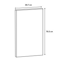 Фасад для кухонного шкафа Невель 39.7x76.5 см Delinia ID массив ясеня цвет кремовый