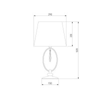 Настольная лампа Eurosvet Madera 01055/1, цвет хром