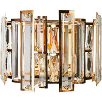 Бра «Бриз 10» E27х2 60 Вт цвет золотой